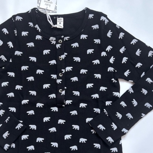 kate quinn Tops - NWT Kate Quinn Organic Cotton Henley Top Women’s XS Polar Bear Print